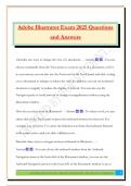 Adobe Illustrator Exam 2025 Questions and Answers
