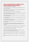 AVIT 411 FINAL EXAM WITH ALL CORRECT & 100&percnt; VERIFIED ANSWERS&vert;ALREADY GRADED A&plus;