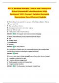 MCCC Verified Multiple Choice and Conceptual  Actual Emended Exam Questions With  Reviewed 100&percnt; Correct Detailed Answers  Guaranteed Pass&excl;&excl;Current Update
