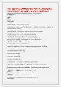AVIT 323 FINAL EXAM REVIEW WITH ALL CORRECT & 100&percnt; VERIFIED ANSWERS &vert;ALREADY GRADED A&plus;