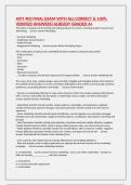 AVIT 405 FINAL EXAM WITH ALL CORRECT & 100&percnt; VERIFIED ANSWERS&vert;ALREADY GRADED A&plus;