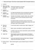 Role and Scope&colon; Final Exam Latest Update With Complete Solutions 
