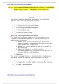 NCLEX- RN EXAM PREPARATION VERSION 2 REAL EXAM PAPER WITH 100&percnt; CORRECT ANSWERS 2025 UPDATED