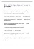 Ephe 141 lab 6 questions well answered graded A&plus;