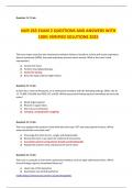 NUR 265 EXAM 2 QUESTIONS AND ANSWERS WITH 100&percnt; VERIFIED SOLUTIONS 2025