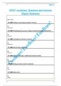 HPAT vocabulary Questions and Answers  &lpar;Expert Solutions&rpar;
