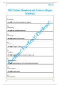 NBCT Music Questions and Answers &lpar;Expert  Solutions&rpar; 