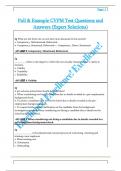 Poll & Example CVPM Test Questions and  Answers &lpar;Expert Solutions&rpar;