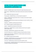 ACMA EXAM QUESTIONS AND ANSWERS &lpar;GRADED A&plus;&rpar;