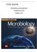 Test Bank for Microbiology&colon; A Systems Approach&comma; 7th Edition by Marjorie Kelly Cowan and Heidi Smith&comma; All Chapters 1-25