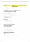 FSC 325 Exam Questions and Verified Answers&sol;Accurate Solutions&vert; New Update  Already Graded A&plus; 