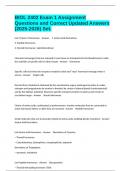 BIOL 2402 Exam 1 Assignment Questions and Correct Updated Answers &lpar;2025-2026&rpar; Set&period;