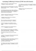 Combating Trafficking in Persons &lpar;CTIP&rpar; Test with Answers