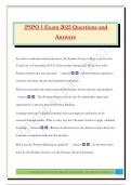 PSPO 1 Exam 2025 Questions and Answers
