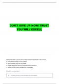 UBC NURS 300 Midterm &vert; University of British Columbia  Study Guide with Questions and Answers