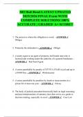 MO Bail Bond LATEST UPDATED  2025&sol;2026 FINAL Exam WITH  COMPLETE SOLUTIONS 100&percnt;  ACCURATE &vert; GRADED  A&plus; SCORE&excl;&excl; 