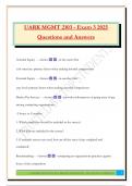 UARK MGMT 2103 - Exam 3 2025 Questions and Answers