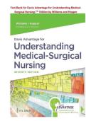 Understanding Medical Surgical Nursing &ndash; Davis Advantage &lpar;7th Edition&rpar; by Williams and Hopper &ndash; Test Bank with Correct Answers