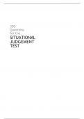 350 Questions for the SITUATIONAL JUDGEMENT TEST