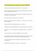 Tow Vehicle Operator Exam Questions And Answers 2025&sol;2026