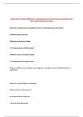 WESTCOTT DEVELOPMENTAL PSYCHOLOGY LIFE SPAN 2024-S2 EXAM WITH 100&percnt; VERIFIED SOLUTIONS&excl;&excl;