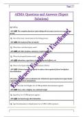 AEMA Questions and Answers &lpar;Expert  Solutions&rpar; 