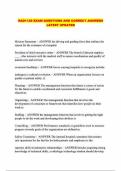 RAD1125 EXAM QUESTIONS AND CORRECT ANSWERS LATEST UPDATED