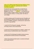 ASHA SLPA CERTIFICATION PRACTICE EXAM NEWEST ACTUAL  2025&sol;2026 WITH COMPLETE QUESTIONS WITH VERIFIED  SOLUTIONS&period; GRADED A&plus;