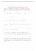 AP Gov AP Test Review with 100&percnt; correct answers