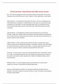 AP Gov Semester 1 Exam Review with 100&percnt; correct answers
