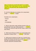 BOMI&colon; AIR HANDLING&comma; WATER TREATMENT & PLUMBING  SYSTEMS STUDY GUIDE NEWEST ACTYUAL 2025&sol;2026 WITH  COMPLETE 450 QUESTIONS AND ANSWERSVERIFIED&sol;  GRADED A&plus;