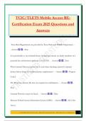 TCIC&sol;TLETS Mobile Access RE- Certification Exam 2025 Questions and Answers