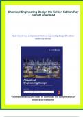 Chemical Engineering Design 6th Edition Edition Ray Sinnott - Digital Download
