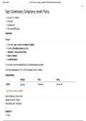 INFO 320 Quiz 2&colon; Governance&comma; Compliance&comma; Health Policy &vert; Score 36&sol;40 &vert; Liberty University
