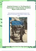 Siegfried Kracauer&comma; or&comma; The Allegories of Improvisation&colon; Critical Studies 1st Edition Miguel Vedda - Digital Download