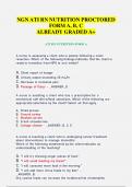 NGN ATI RN Nutrition Proctored Exam &lpar;Forms A&comma; B&comma; C&rpar; &ndash; 2025&sol;2026