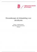 Minorscriptie neurowetenschappen Droomtherapie als behandeling voor alexithymie