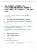HESI RN EXIT V1 WITH CORRECTLY  HIGHLIGHTED ANSWERS WITH QUESTIONS  WELL ELABORATED &lpar;SCORE A FULL SOLUTION  COPY&rpar; 