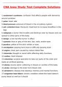 CNA LOWA Study Test &lpar;Latest 2025 &sol; 2026 Update&rpar; Questions & Correct Answers &lpar;100&percnt; Correct Verified Answers&rpar; Already Graded A&plus;