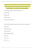 COS3721 FINAL  Exam PRACTICE TEST  &vert; 2025-2026 LATEST UPDATED&vert; 64 REAL EXAM AND COMPLETE QUESTIONS AND ANSWERS &vert; 100&percnt; RATED CORRECT &vert; 100&percnt; VERFIED &vert; ALREADY GRADED A&plus;