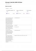 Cat exam 1 Hesi Exit&comma; HESI&lowbar; CAT Exam QUESTIONS AND VERIFIED ANSWERS