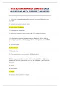 MTA Bus Maintainer Chassis Exam &ndash; Practice Questions with Correct Answers