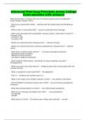 Advanced Med-Surg Principles Jersey College Exam question with answers