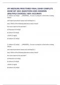 ATI MEDSURG PROCTORED FINAL EXAM COMPLETE EXAM SET 2025 &vert;QUESTIONS AND ANSWERS &lpar;MULTIPLE CHOICES&rpar;&vert; 100&percnt; ACCURATE