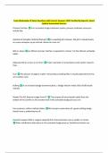 BUNDLE-&colon;&colon;Texas Wastewater Exams with Correct Answers&vert; Latest Update