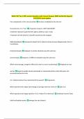 BUNDLE-&colon;&colon;WGU C237  EXAMS WITH CORRECT ANSWERS 