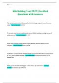 MIG Welding Test 2025 &vert; Certified Questions With Answers