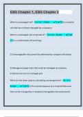 ESG Chapter 1&comma; ESG Chapter 2 Master Your Exam&colon; Premium Practice Questions & Solutions