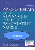 Test Bank for Psychotherapy for the Advanced Practice Psychiatric Nurse &lpar;3rd Edition&comma; 2020&rpar; by Kathleen Wheeler &ndash; Complete Guide with Verified Questions and Evidence-Based Answers