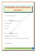 M-100&comma; Module 1 Exam 2025 Questions and Answers